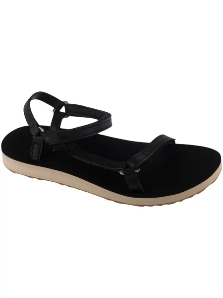 Kožené sandále Teva čierna