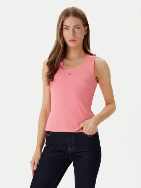 Tommy Jeans Τοπ Essential ροζ