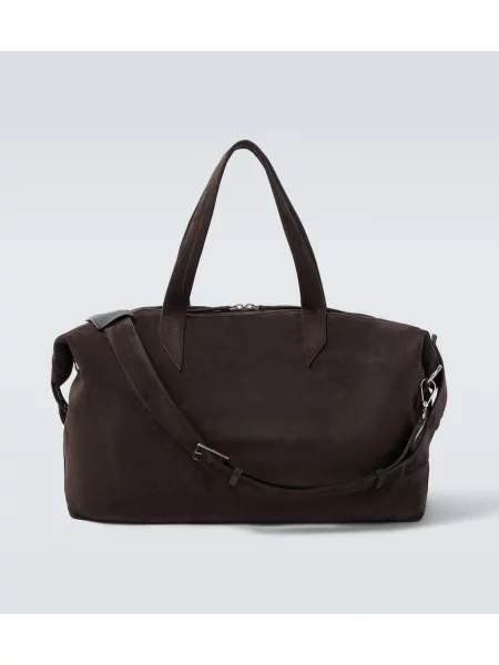 Geantă Metier din piele de căprioară maro