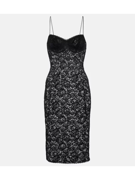 Rochie Oseree din dantelă negru