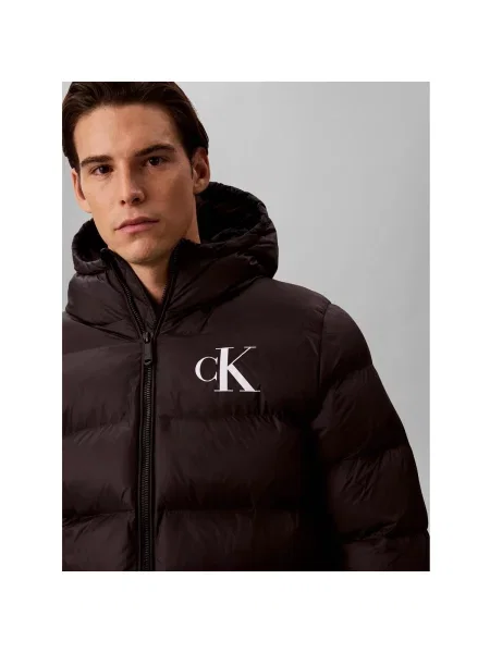 Džínsová bunda Calvin Klein Jeans čierna