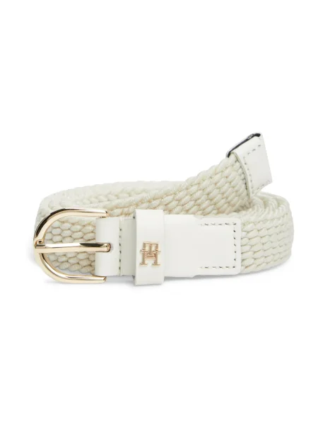 TOMMY HILFIGER Remen ESSENTIAL EFFORTLESS pijeska zlatna