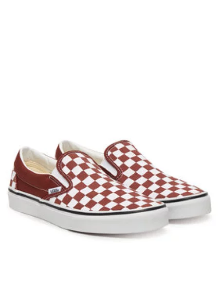 Tenis superge Vans Classic Slip-On Bordo rdeča