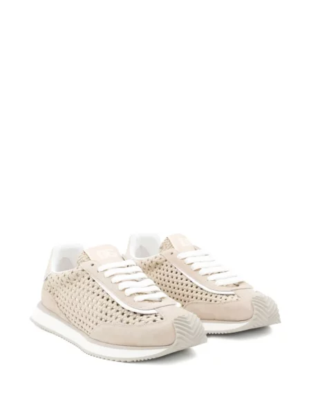 Sneakerși Dolce & Gabbana cu șireturi din dantelă