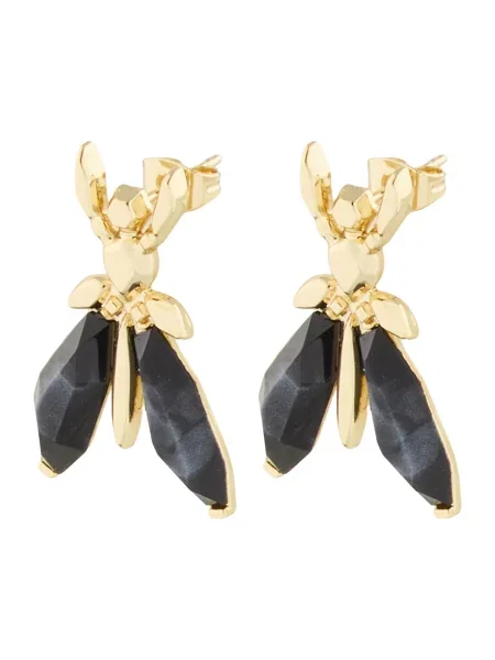 PATRIZIA PEPE Uhani zlata črna