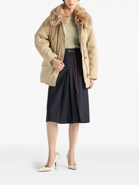 Pulover Prada tricotate scurt verde