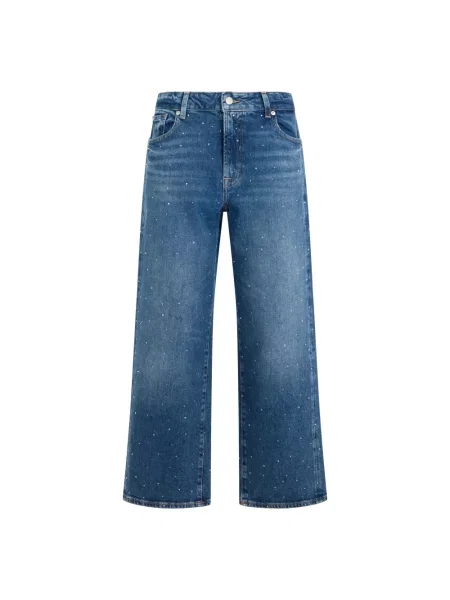 7 FOR ALL MANKIND jeansy straight niebieskie