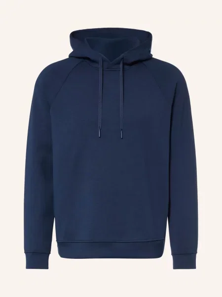 Lululemon Mikina S Kapucí Smooth Spacer tmavě modrá