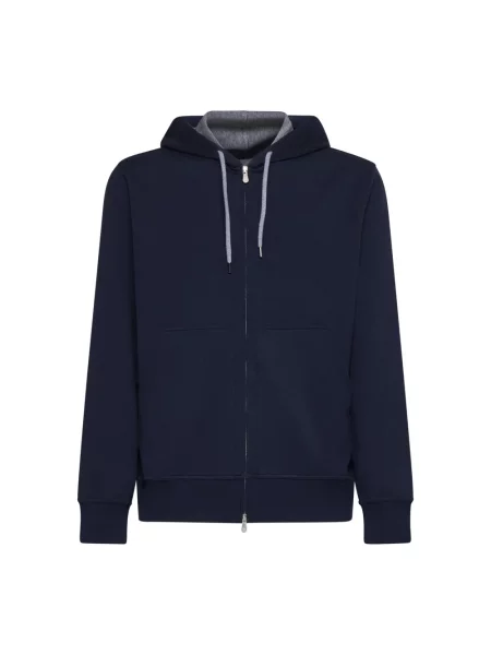 Bluza Brunello Cucinelli niebieska