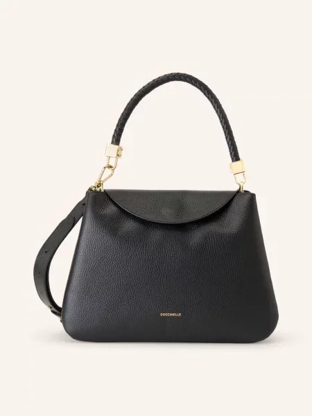 Torebka crossbody Coccinelle skórzana czarna