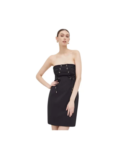 Pinko sukienka mini oversize czarny