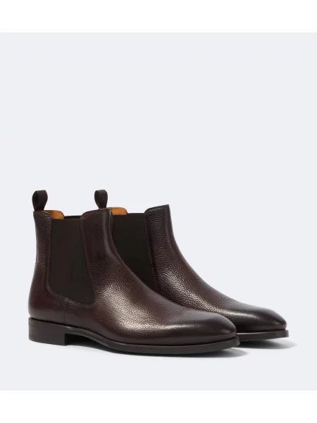 Botine chelsea Magnanni din piele maro