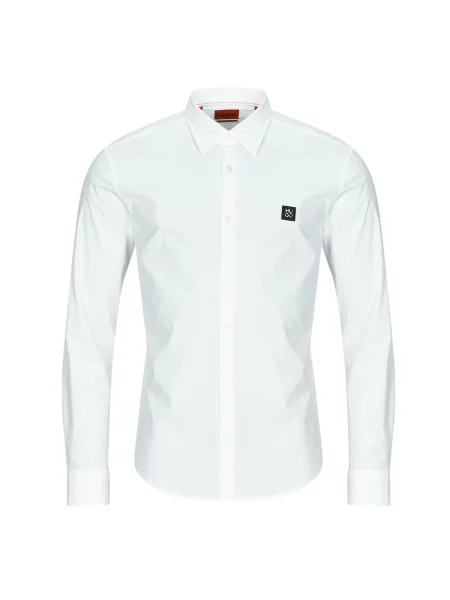 Srajca Hugo z dolgimi rokavi bela
