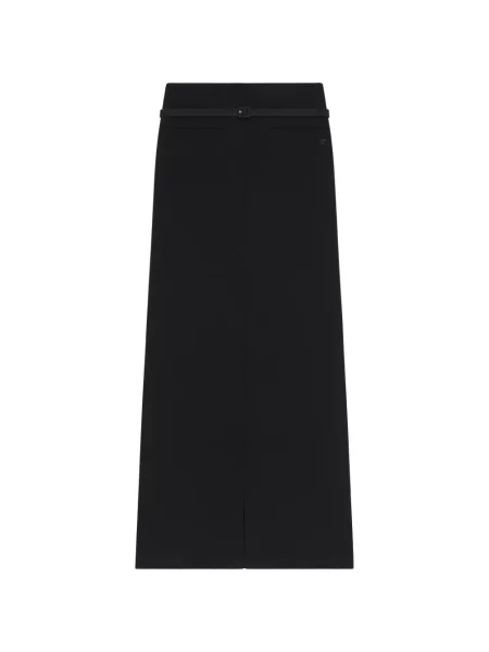 Spódnica maxi Courreges czarna