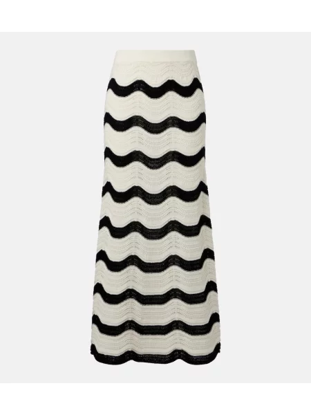 Spódnica midi La Doublej do kolan biała