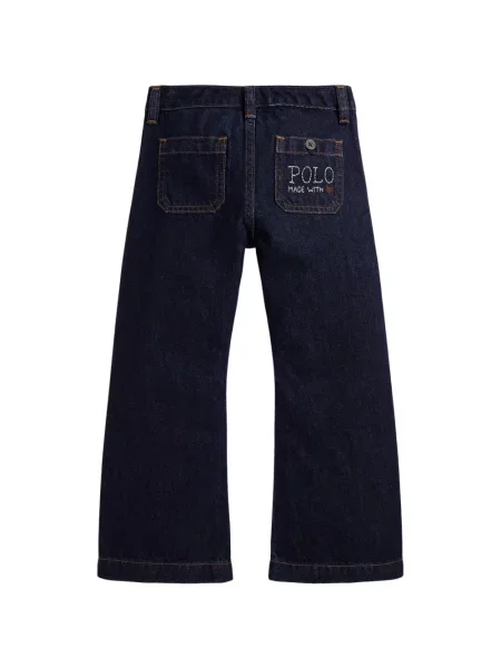Dětské zvonové džíny Polo Ralph Lauren modré