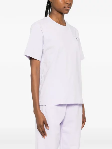 Běžecké stahovací šňůrka legíny Adidas s autogramem fialové