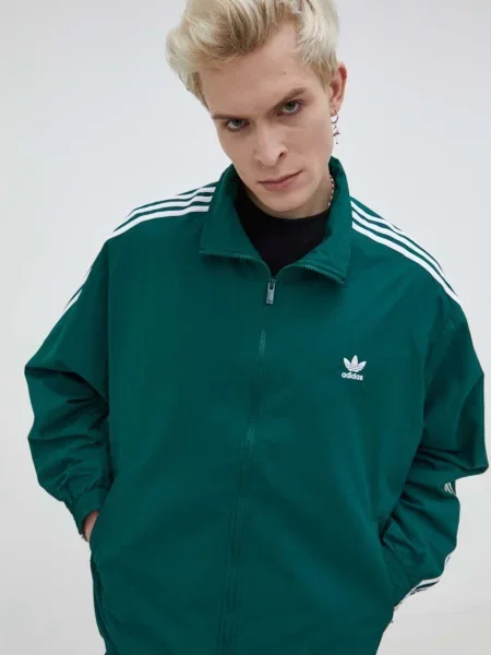 Trčanje jakna Adidas Originals zelena