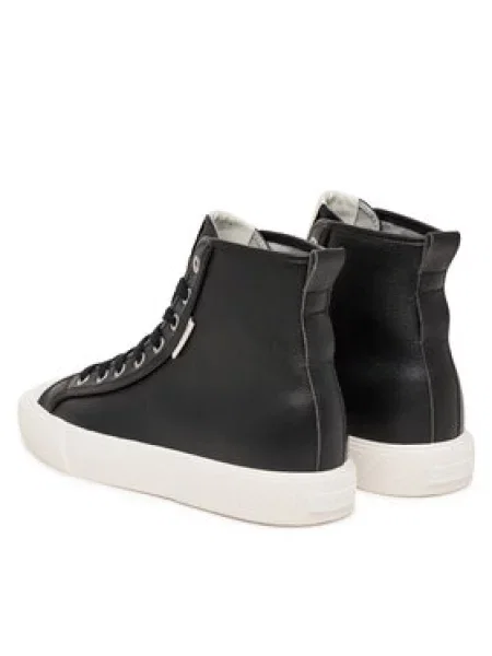 Calvin Klein Tornacipő Vulc Lace Up Hightop Lth fekete