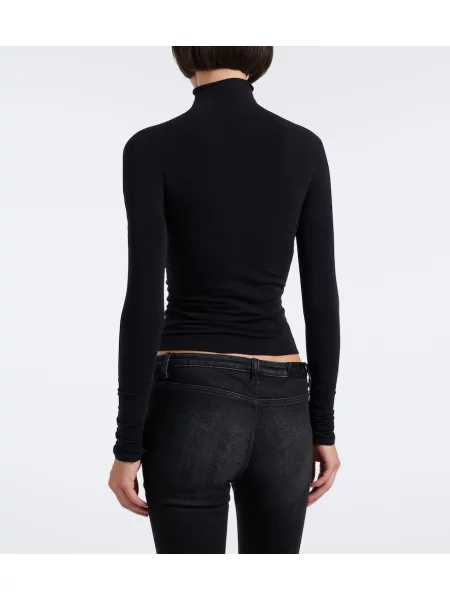 Top Gucci din jerseu negru