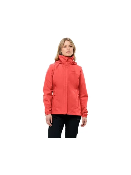 Jack Wolfskin Vodootporna jakna Stormy Point crvena