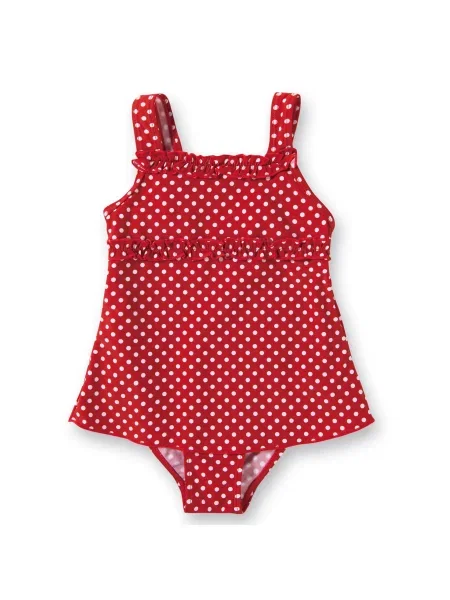 PLAYSHOES Costum de baie întreg roșu alb
