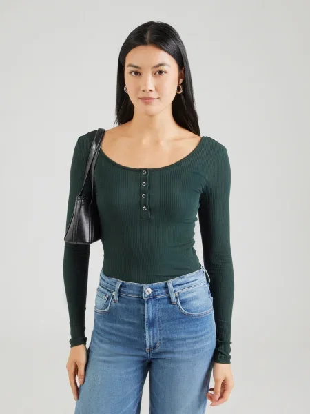 PIECES Tricou PCKITTE închis verde