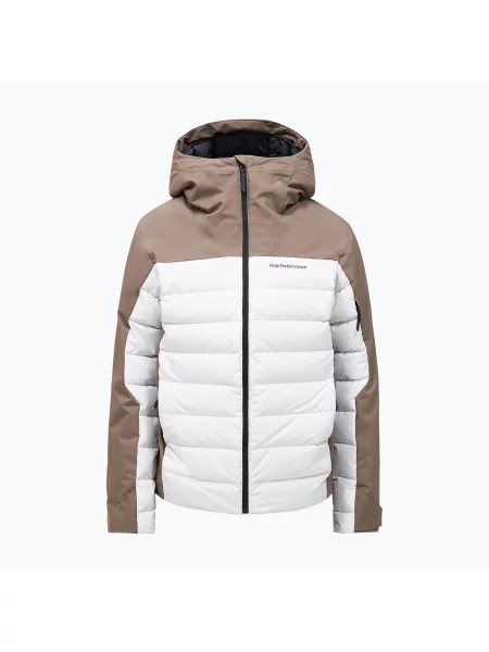 Geacă de schi pentru bărbați Peak Performance Shred Down terrain tan/antarctica maro