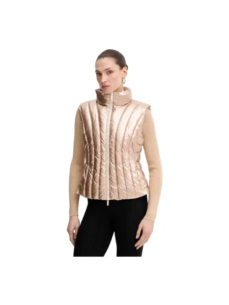 Kamizelka Armani Exchange pikowana żółta