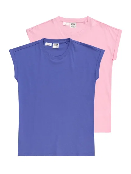 Urban Classics Tricou mov închis / deschis roz