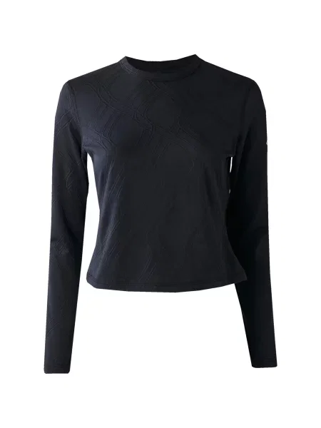 COLUMBIA Tricou funcțional Granite Point™ LS Crew' negru
