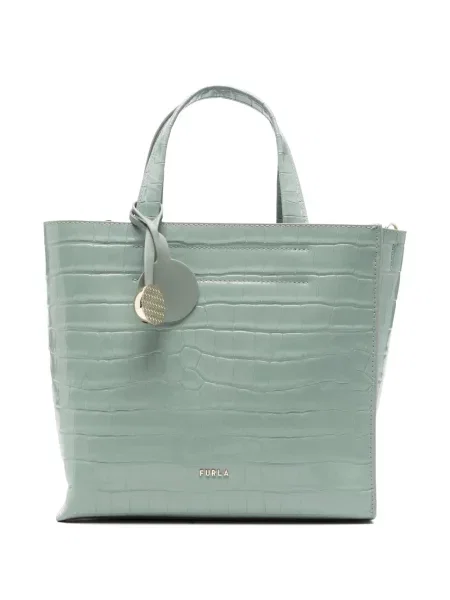 Shopper kabelka Furla zelená