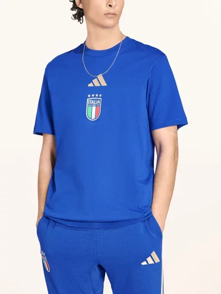 Adidas Koszulka Italien Dna blau niebieska