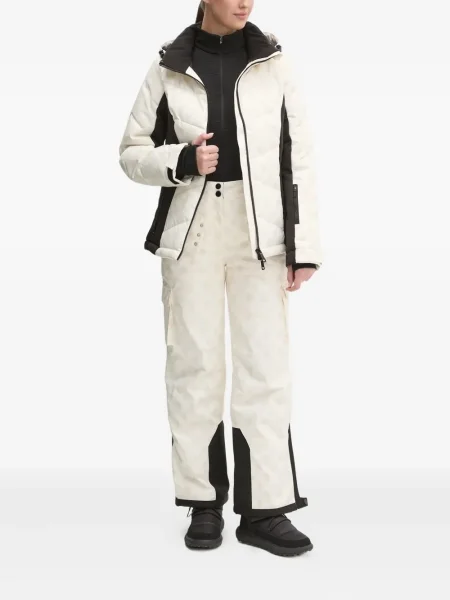 Kurtka narciarska Guess z nadrukiem biała