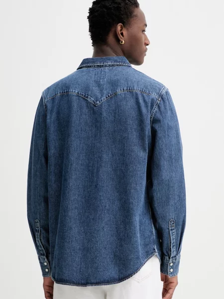 Levi's koszula jeansowa BARSTOW WESTERN STANDARD niebieska