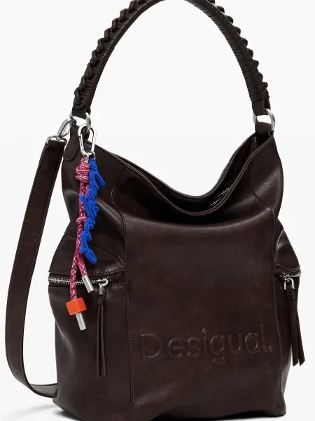 Чанта Desigual HALF LOGO ARICA кафяво