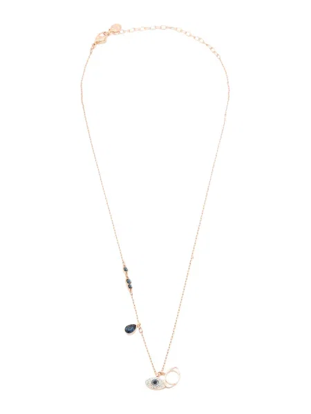 Aur roz palton Swarovski transparente roz