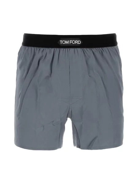 Satynowe bokserki Tom Ford szare