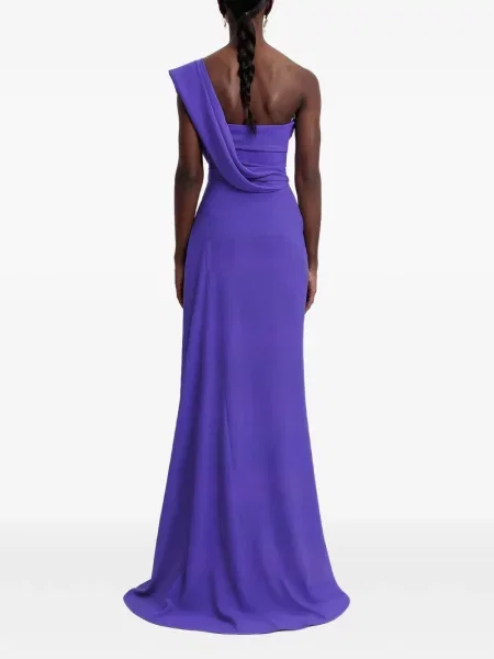 Rochie Gemy Maalouf drapată violet