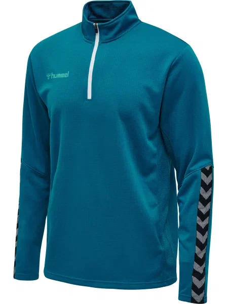 Bluza Hummel demi-zip hmlAUTHENTIC biała