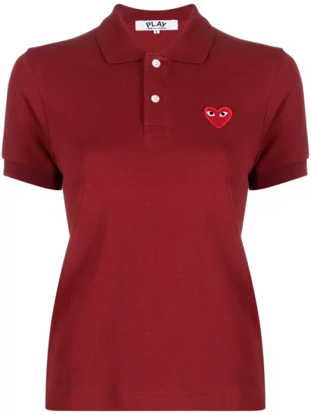 Polo Comme Des Garcons Play cu broderie