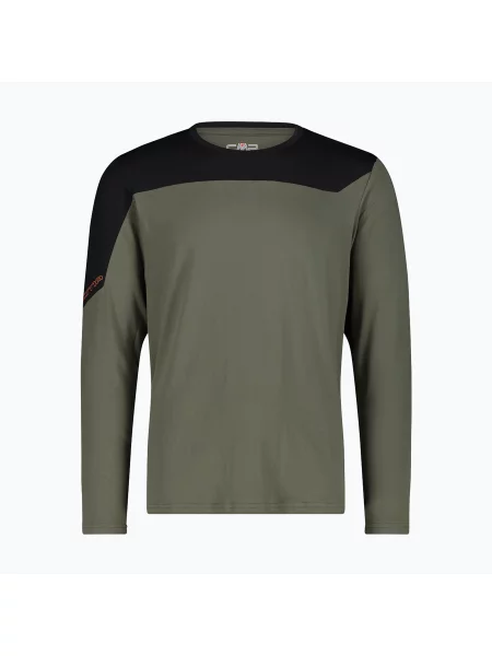 Běžecké tričko Longsleeve CMP olive zelené