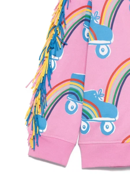 Bluza z kapturem dziecięca Stella Mccartney różowa