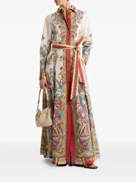 Rochie maxi Etro cu imagine cu model paisley