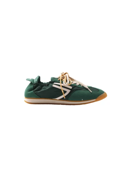 Sneakersy Puraai skórzane zielone