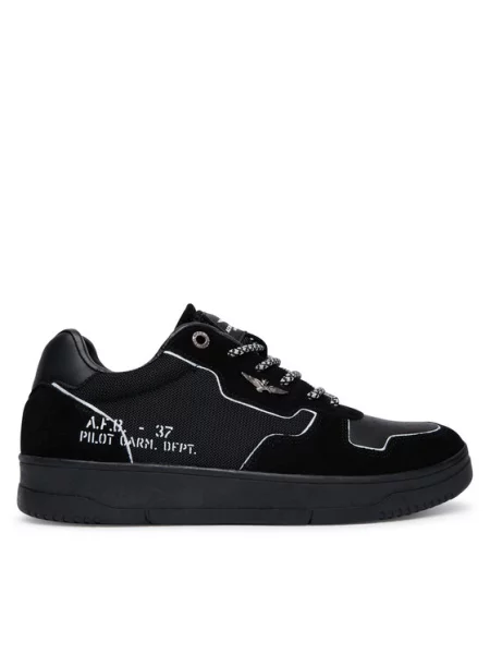 Sneakersy Aeronautica Militare černé