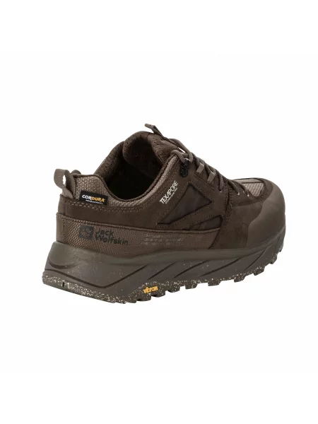 Кожаные кроссовки Jack Wolfskin коричневые