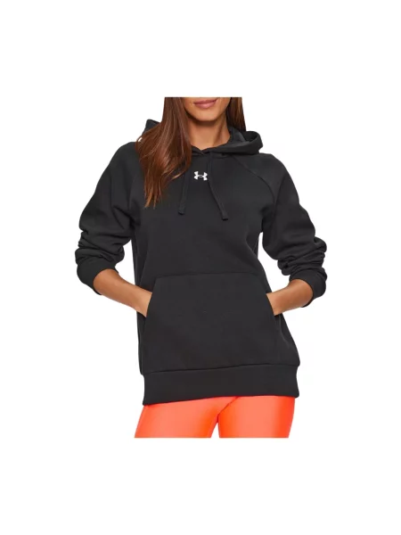 Lniana bluza z kapturem Under Armour szara