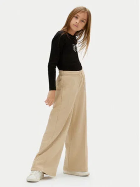 Calvin Klein Jeans Sportinės kelnės M Wide Leg smėlio