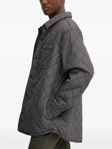 Kožne prugaste traperice Levi's® plava